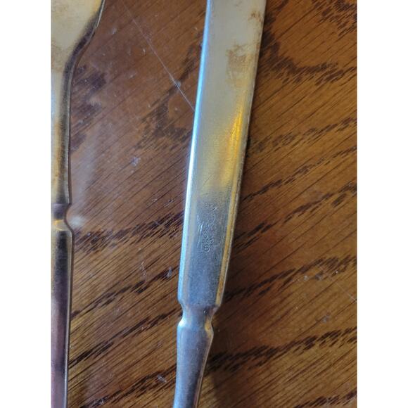 Lot of 3 Vintage Antique 1857 A S CO. # 16 Silvertone Flatware Dinner Forks - Picture 6 of 6